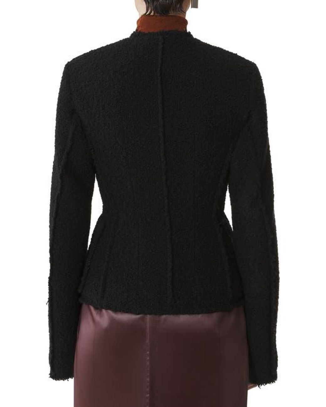 Lanvin Black Asymmetrical Jacket