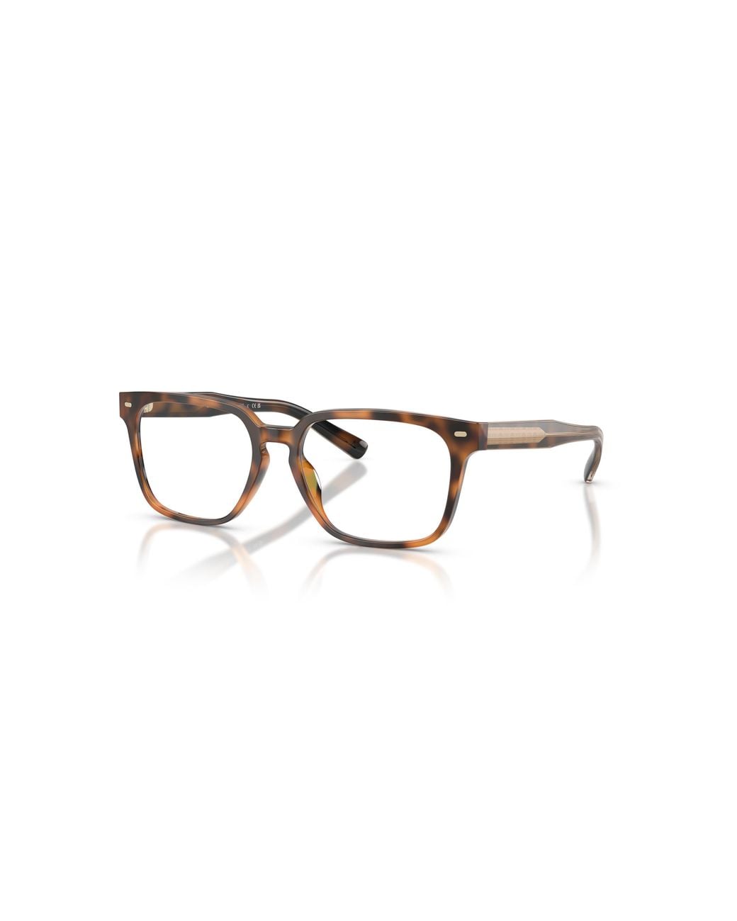 Brooks Brothers Brown 56Mm Rectangle Optical Glasses for men