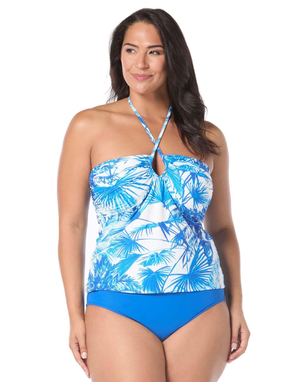 Coco Reef Blue Opal Bandini Swim Top