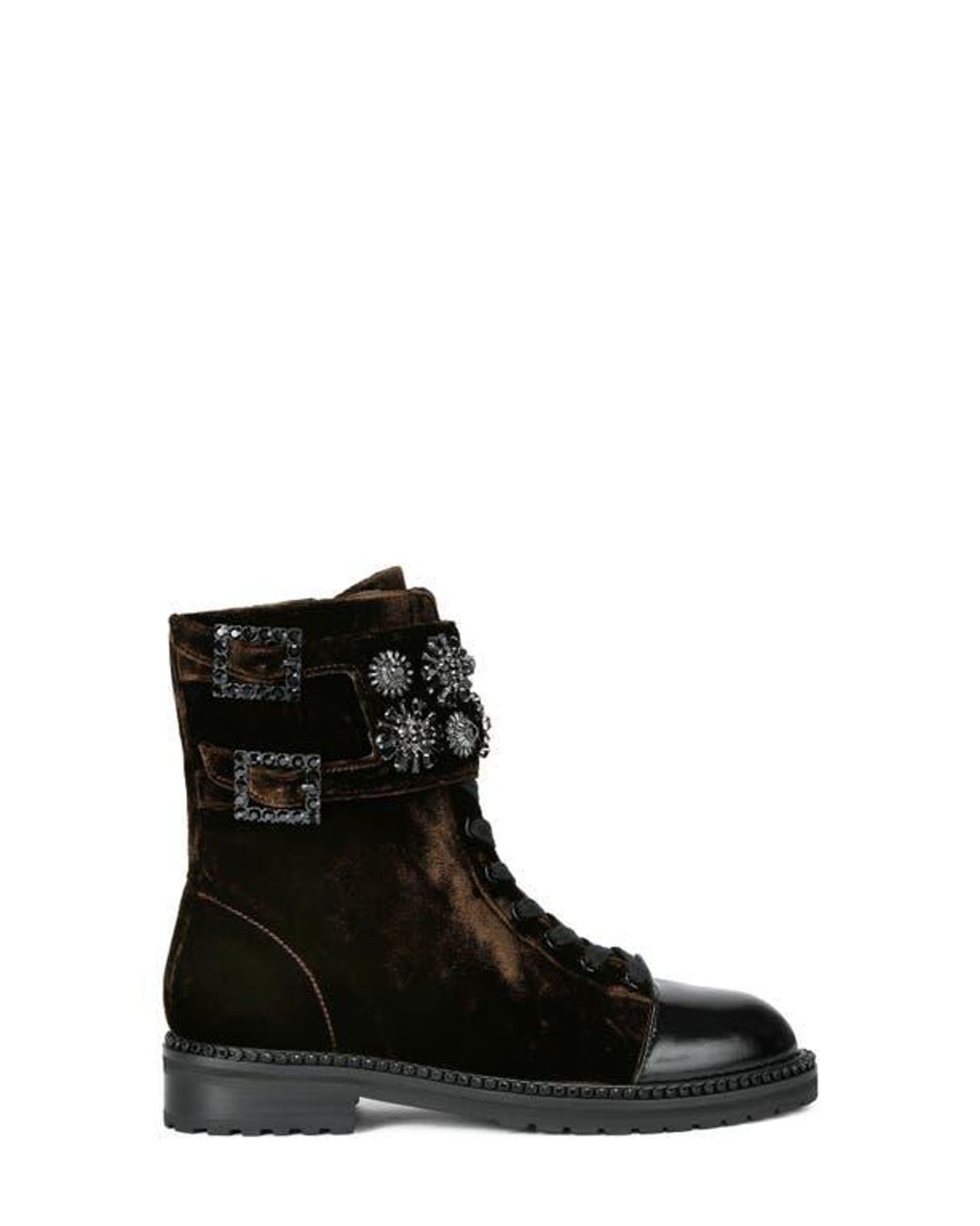 Kurt Geiger Black Stoop Combat Boot