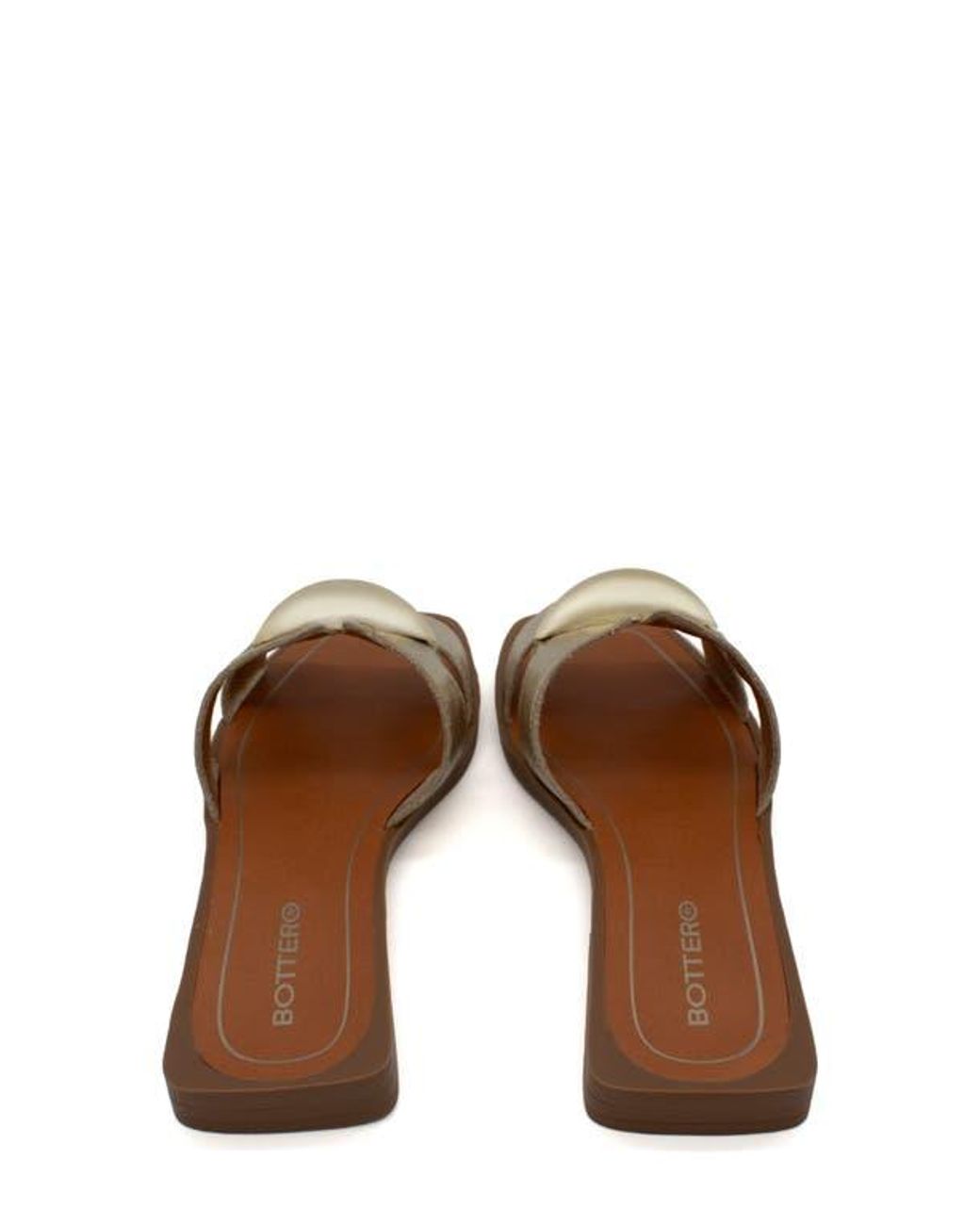 BOTTER Brown Cutout Slide Sandal