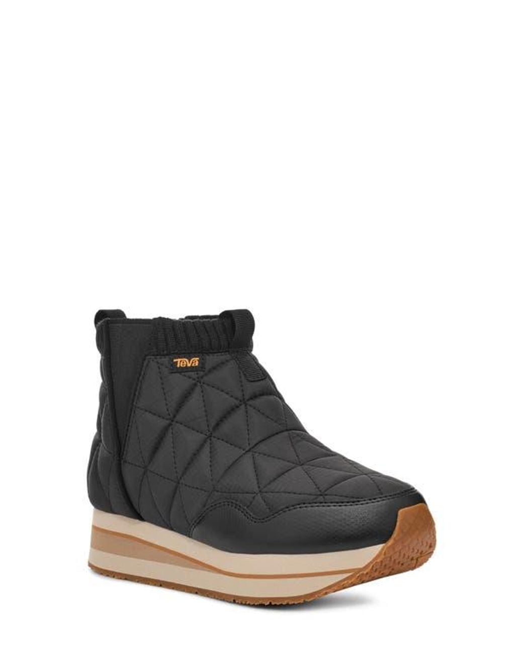 Teva Black Reember Mid Platform Bootie
