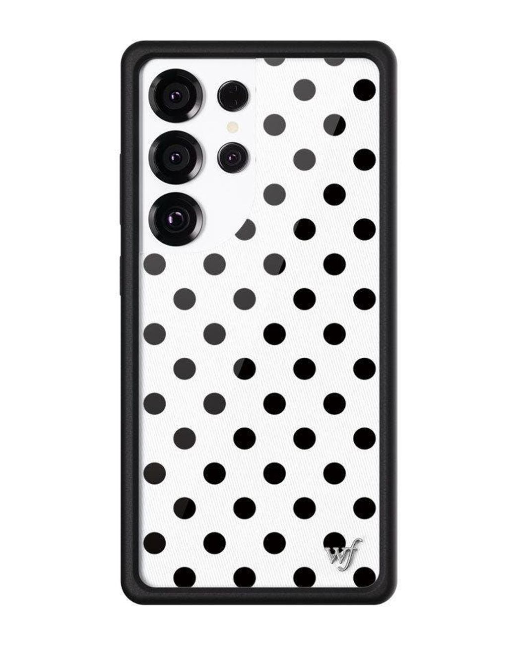 Wildflower Cases Black Polka Dot