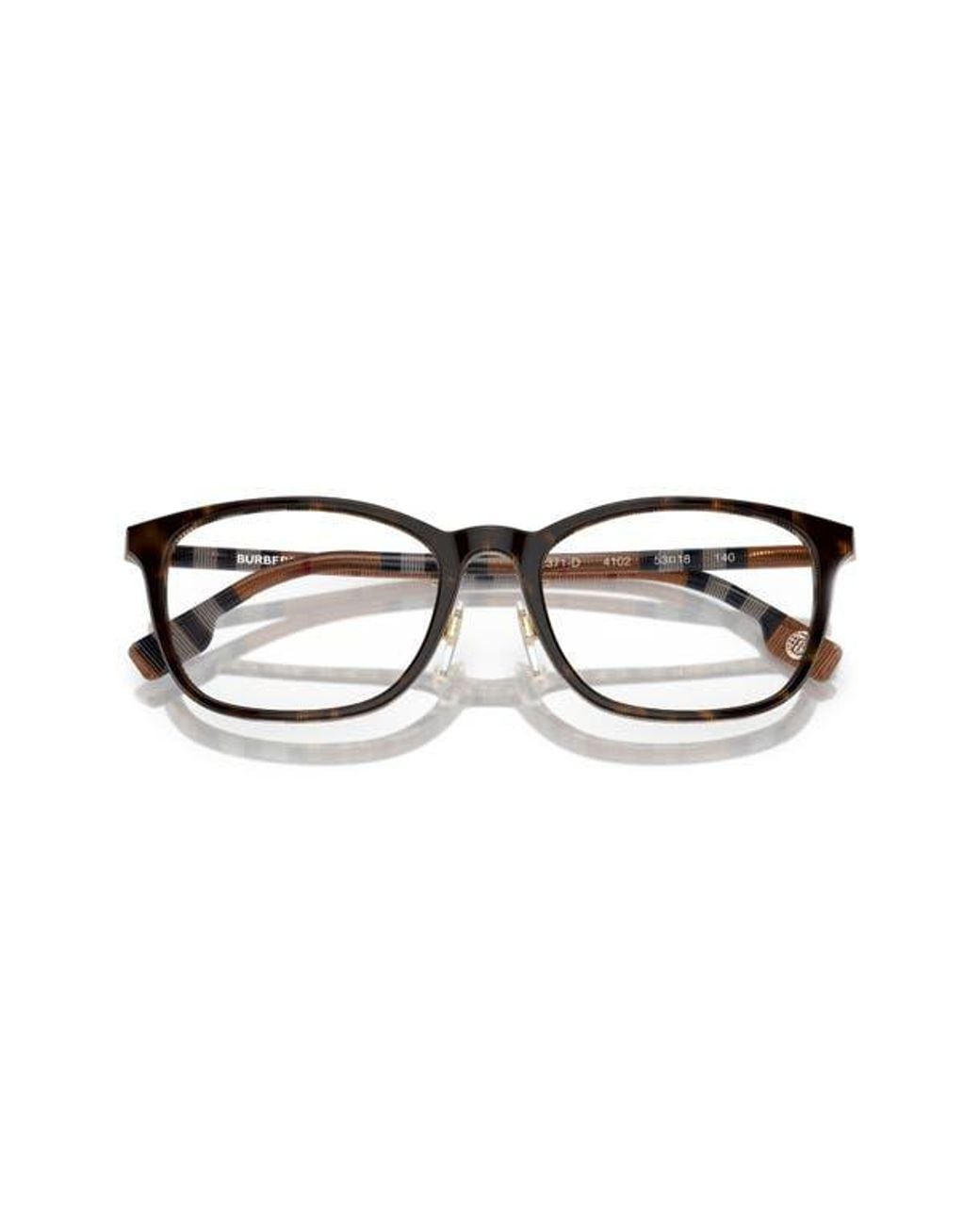 Burberry Multicolor 53Mm Rectangular Optical Glasses