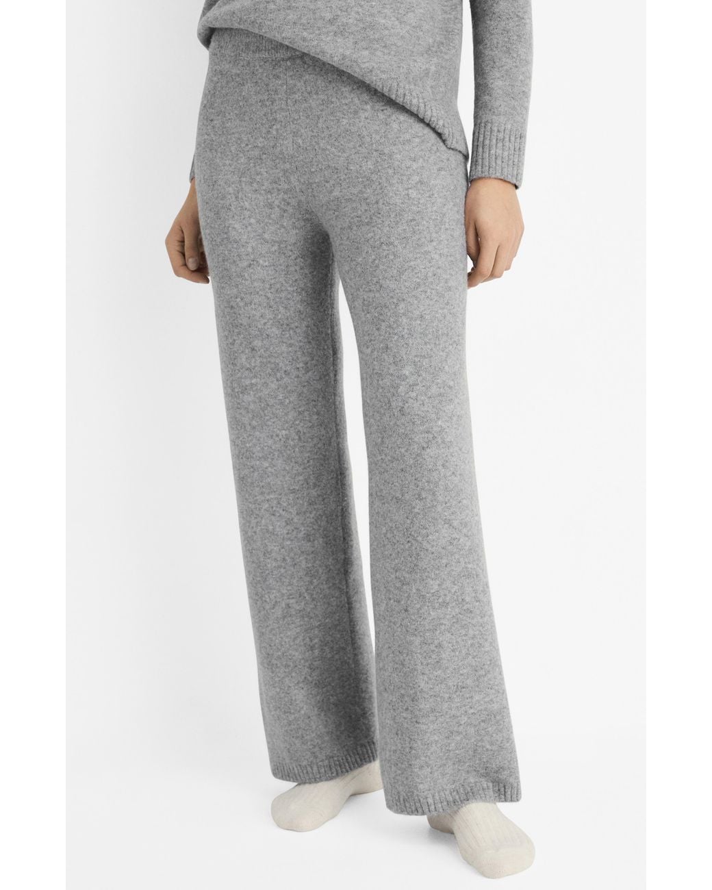 Mango Gray Knit Pants