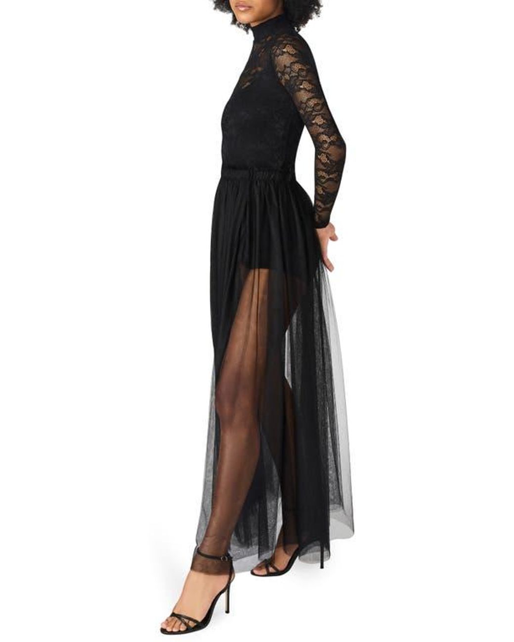 sexy black lace wedding dress Sexy Black Lace Appliques Sleeveless Tulle Backless Wedding Dresses with Veil, Black / 6