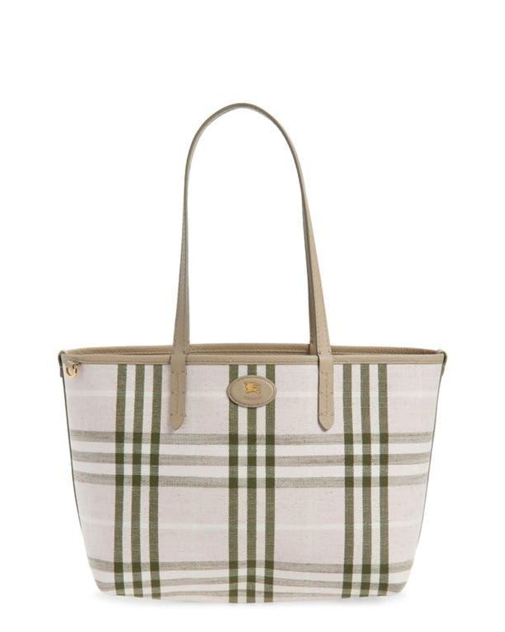 Burberry Gray Small Reversible Bloomsbury Tote