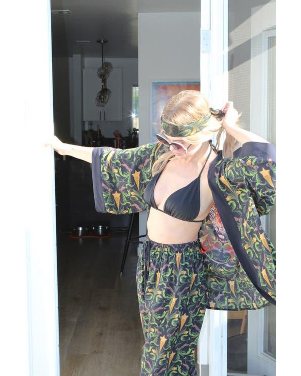 Henelle Green Duster Jacket