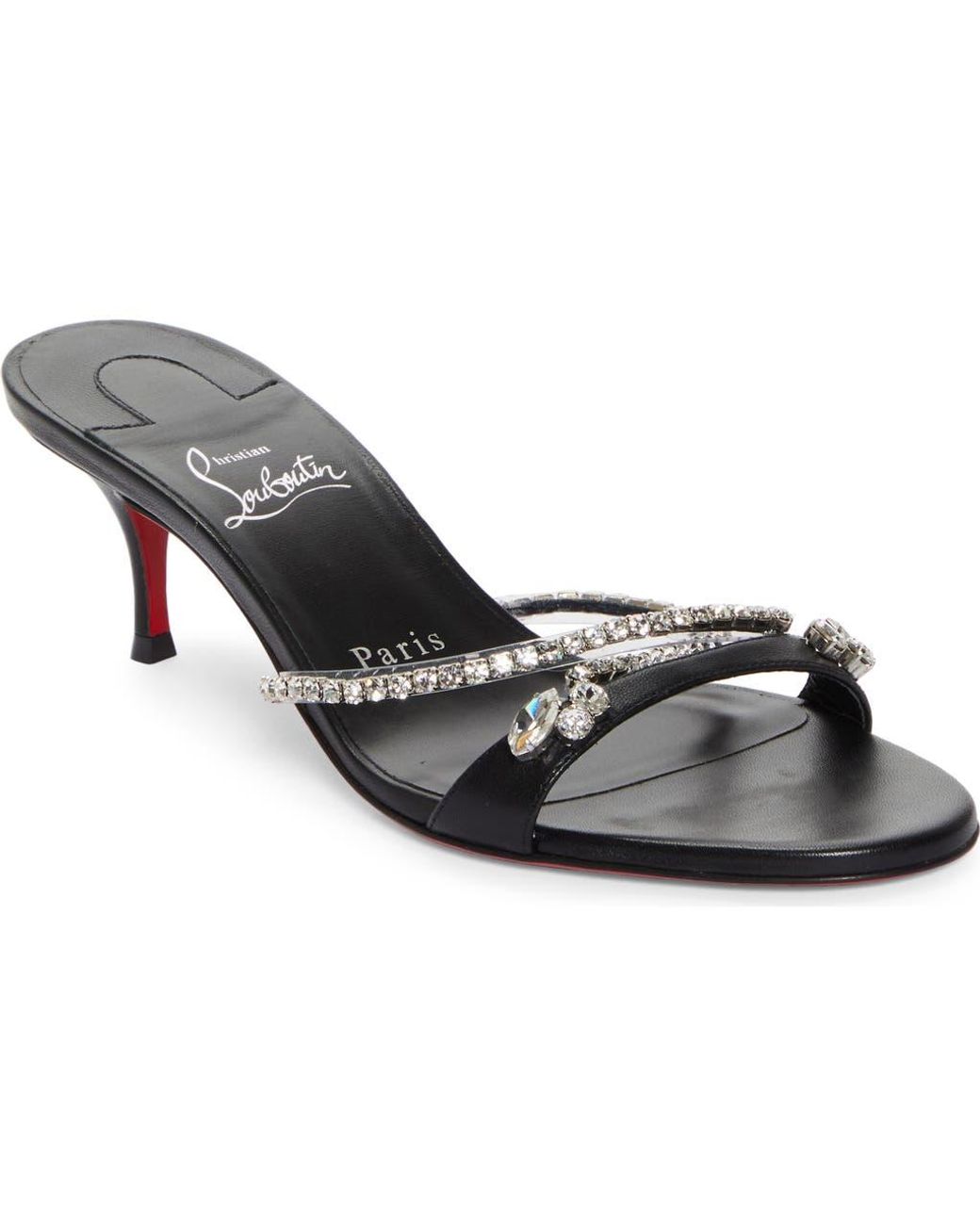 sale★Christian Louboutin『Simple Queenie25』silver sandals Christian Louboutin | Simple Queenie 25 silver sandals