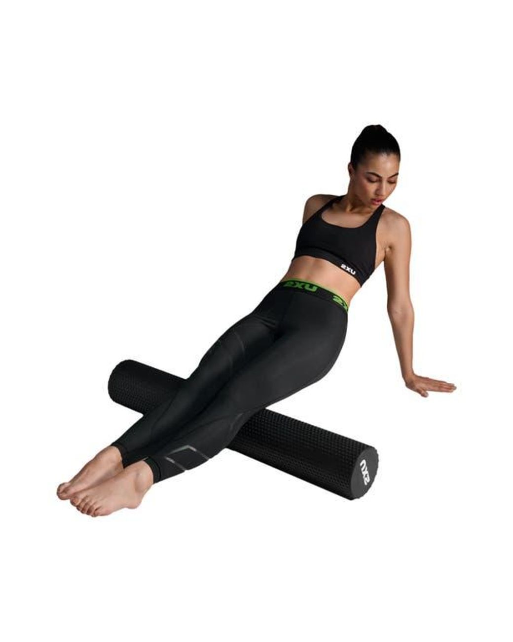 2xu Black Refresh Recovery Compression Tights