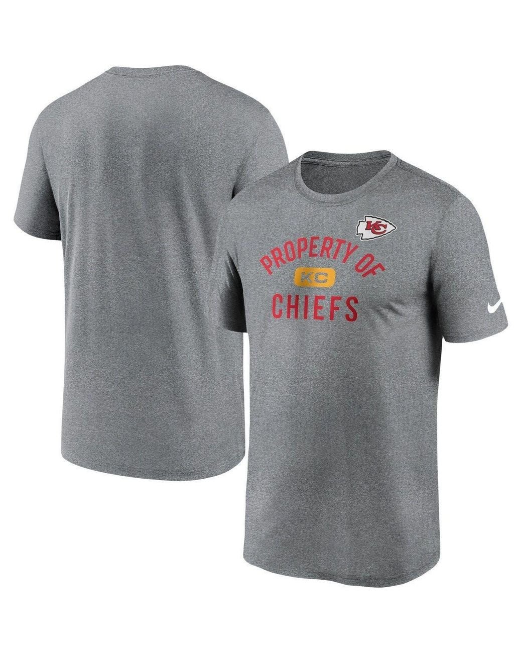 Nike Kansas City Chiefs Property Of Legend Performance T-shirt At Nordstrom  in Gray for Men