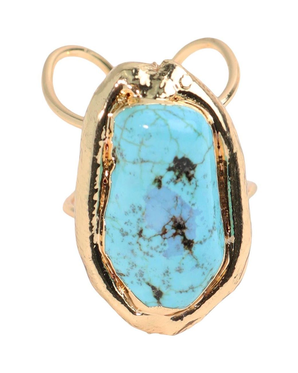 Panacea Blue Nugget Ring