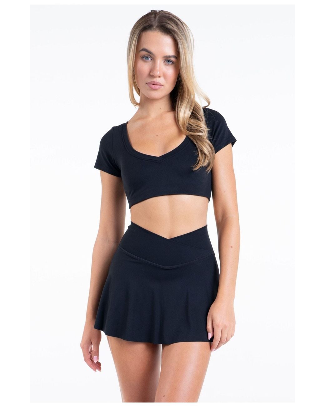 Vitaly Blue Cloud Ii V Cropped Tee