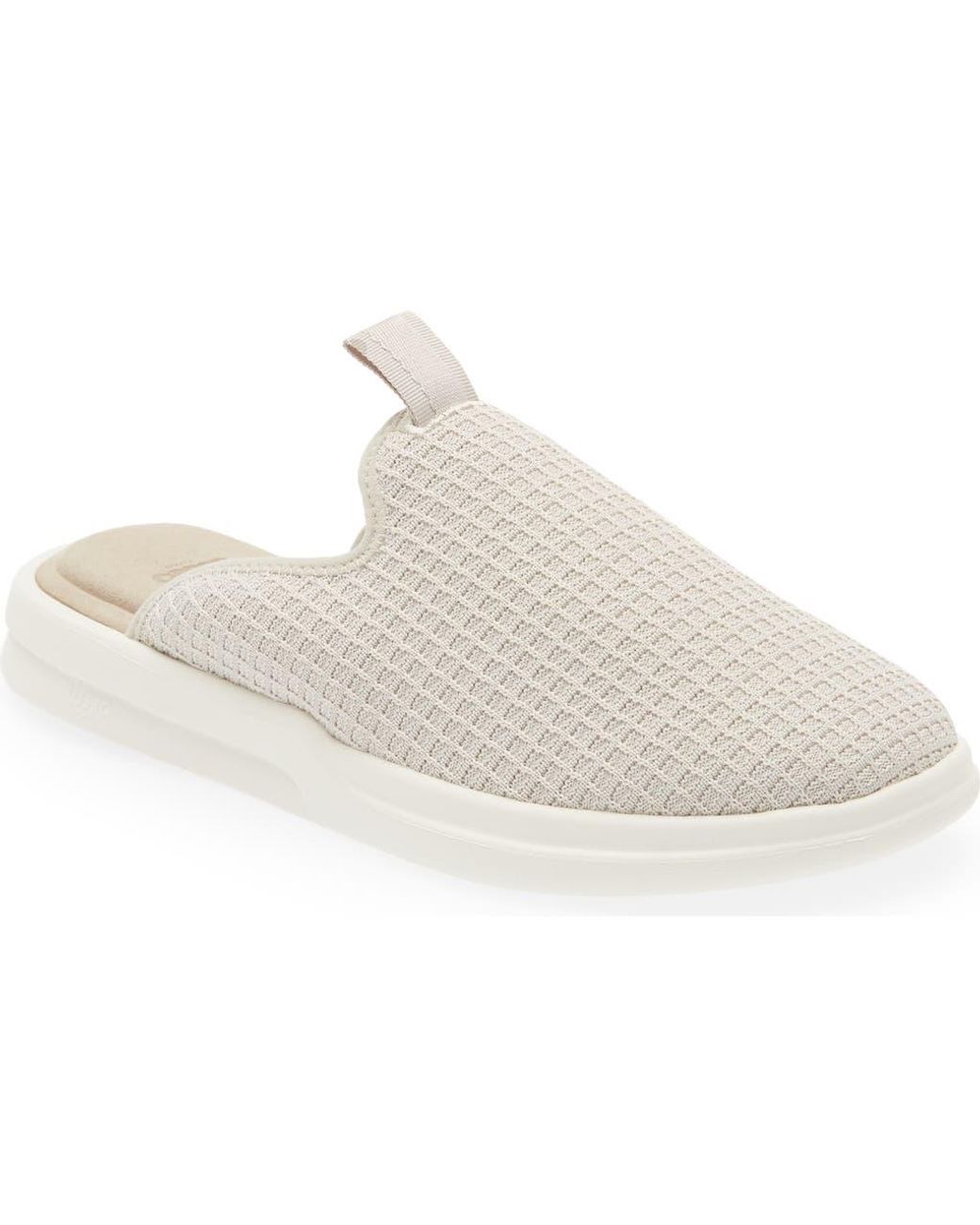 Lusso Cloud White Pelli Waffle Knit Slipper for men