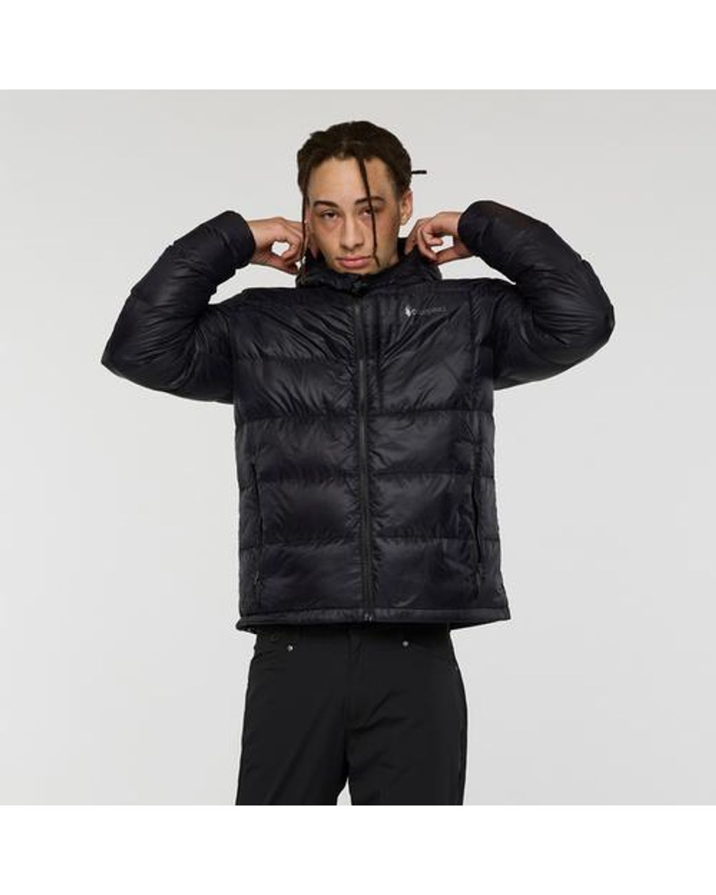 COTOPAXI Black Fuego Max Down Hooded Jacket for men