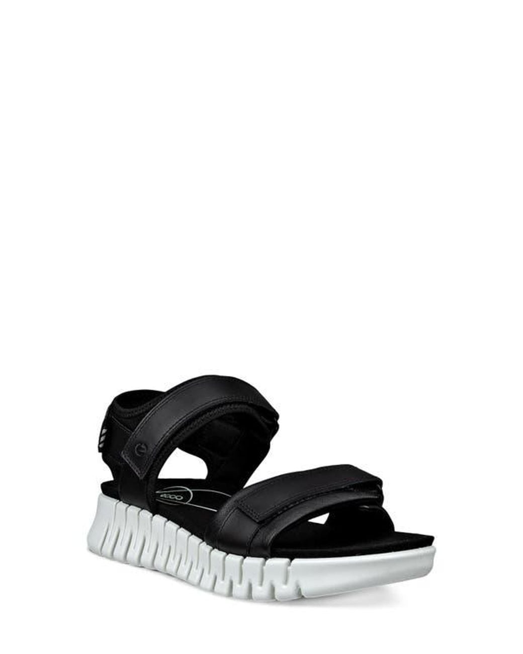 Ecco Black Gruuv Sol Sandal