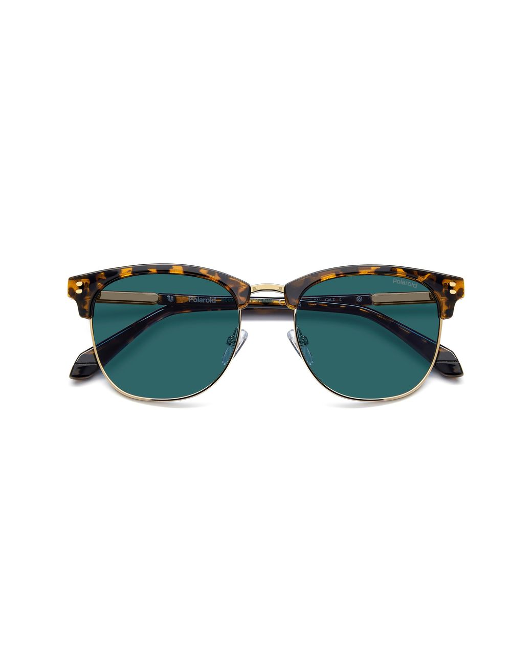 Polaroid Green 53Mm Polarized Rectangular Sunglasses for men