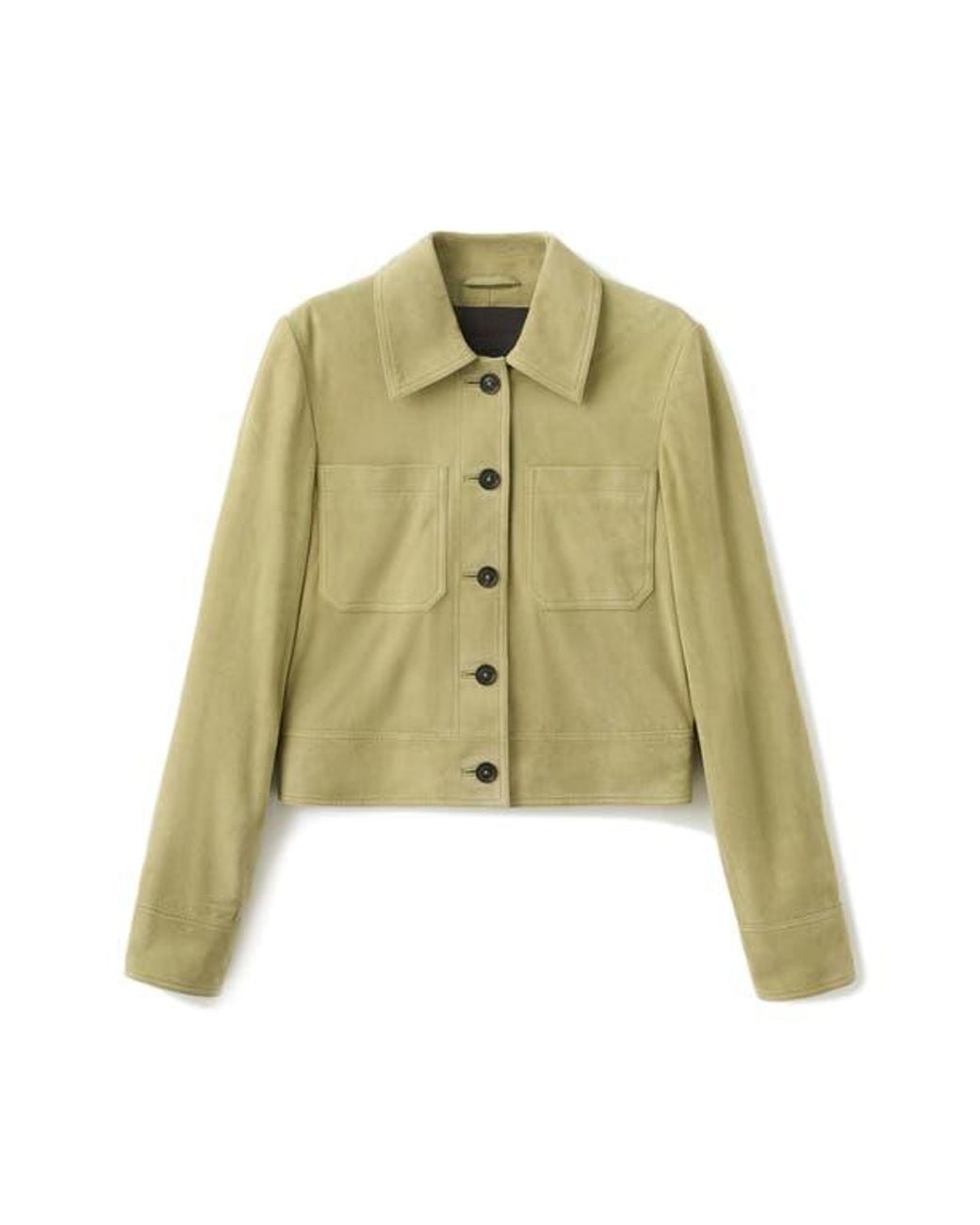 Mango Green Suede Jacket