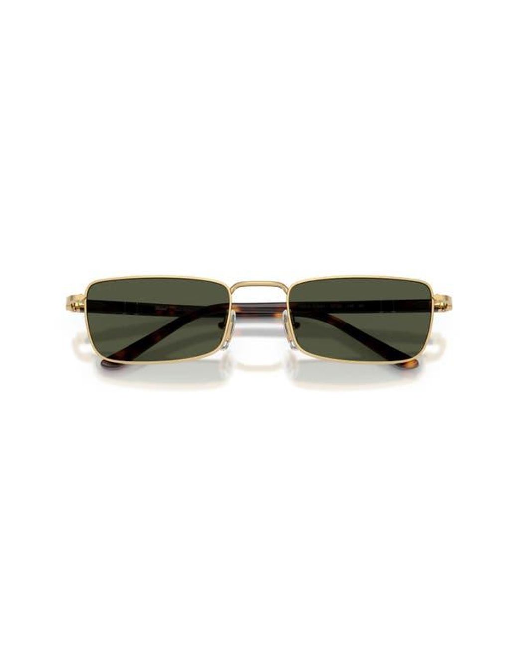 Persol Green 54Mm Rectangular Sunglasses