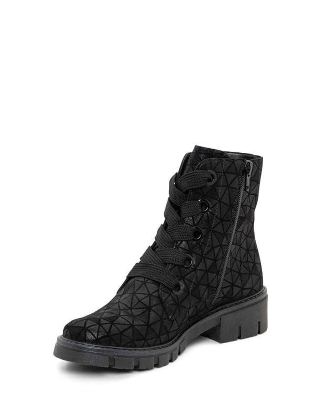 Ara Black Debbie Lace-Up Boot