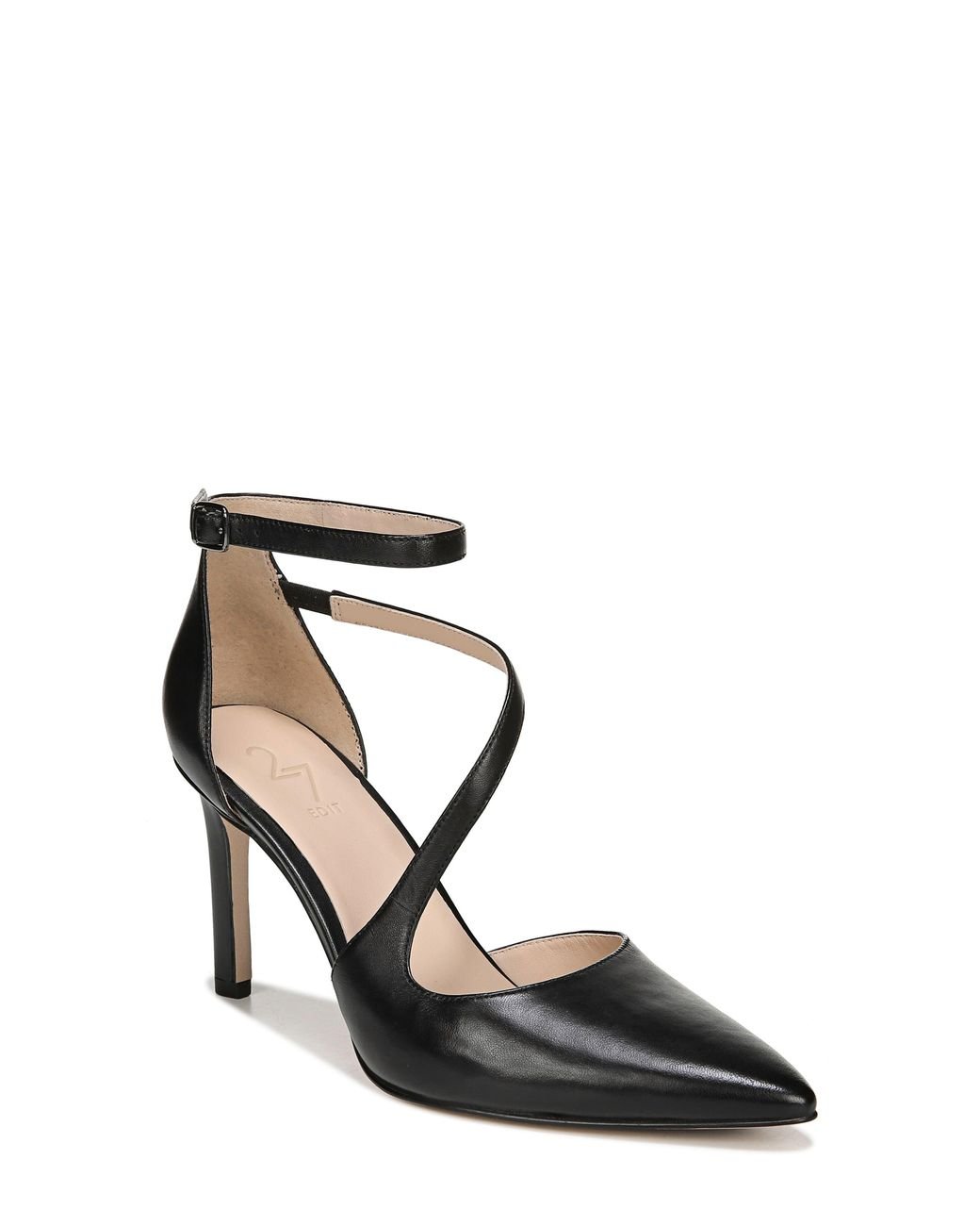 27 EDIT Naturalizer Abilyn Ankle Strap Pump in Black | Lyst