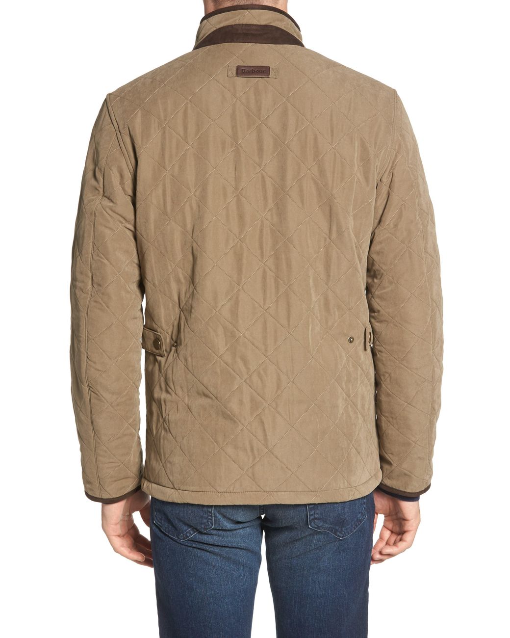 barbour bowden quilted jacket light olive