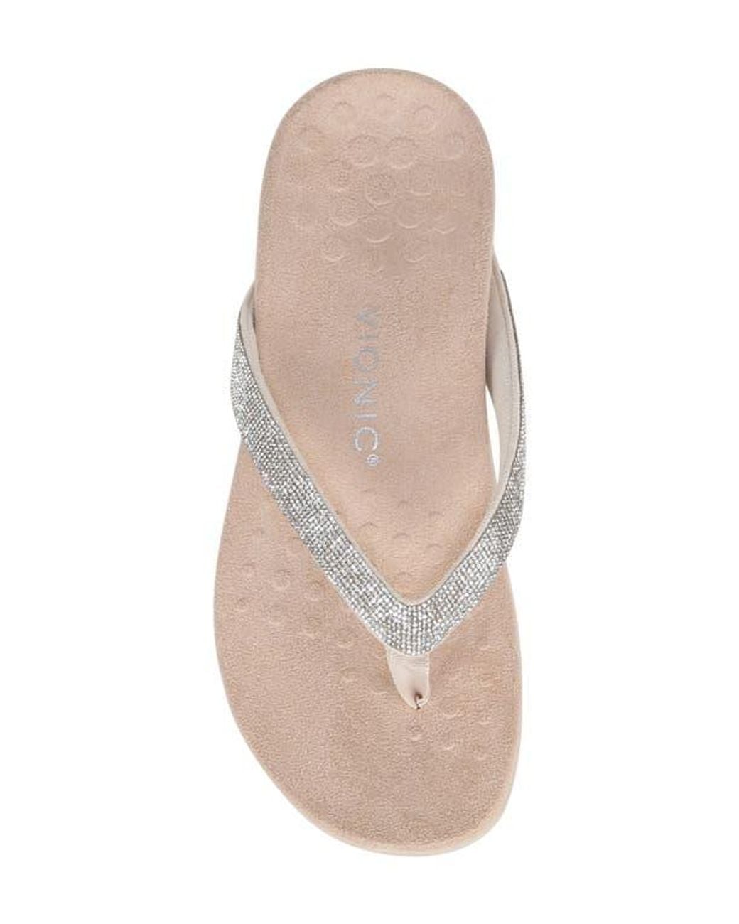 Vionic Natural Dillon Shine Flip Flop
