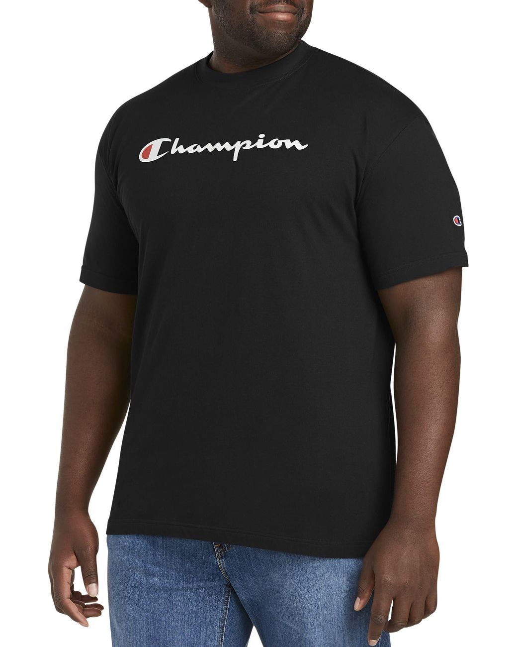 Champion Black Script T-Shirt for men