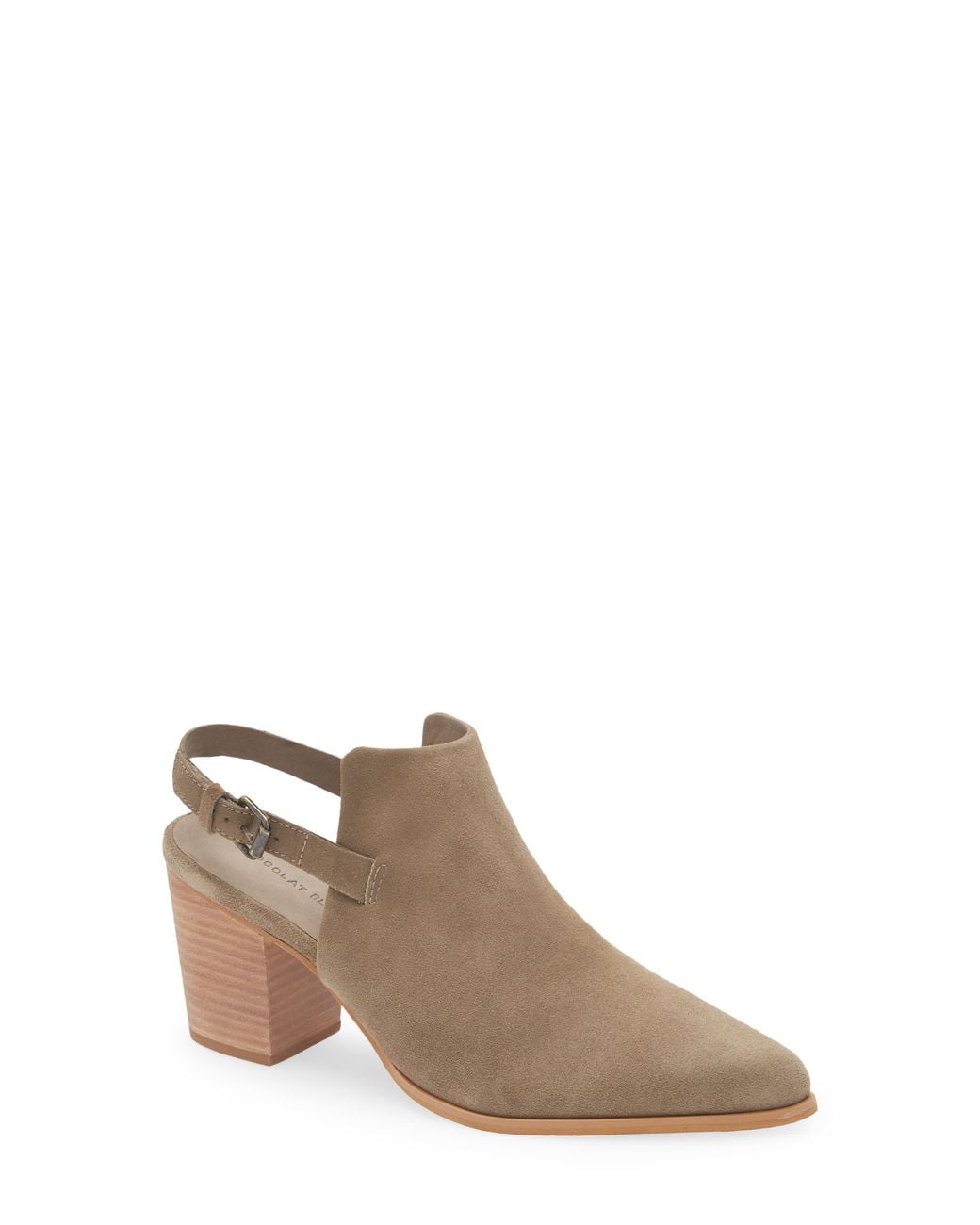 Chocolat Blu Brown Evie Slingback Bootie