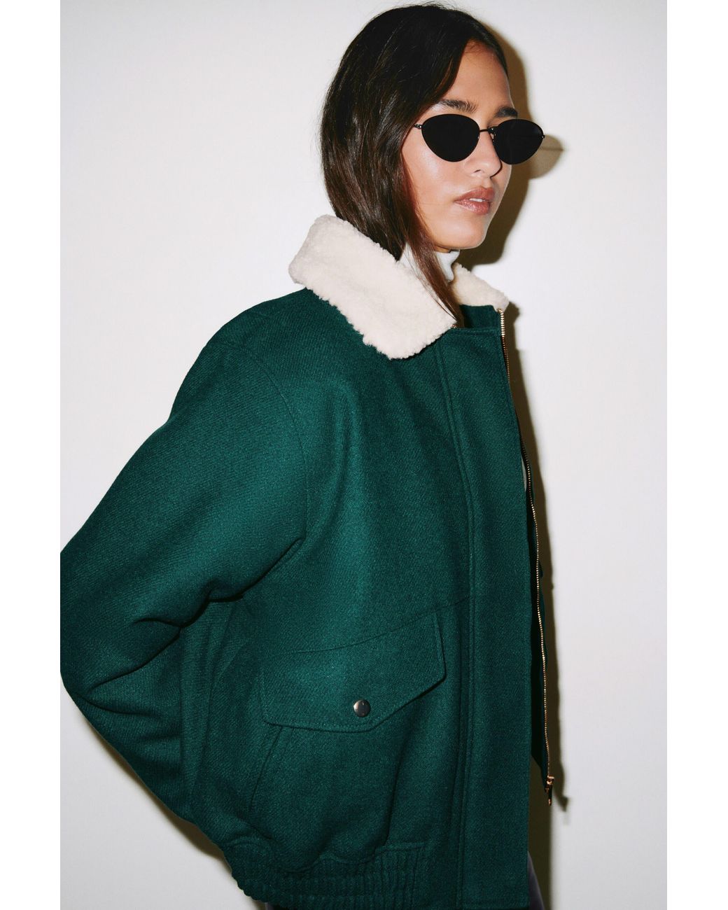 H&M Green Padded Jacket