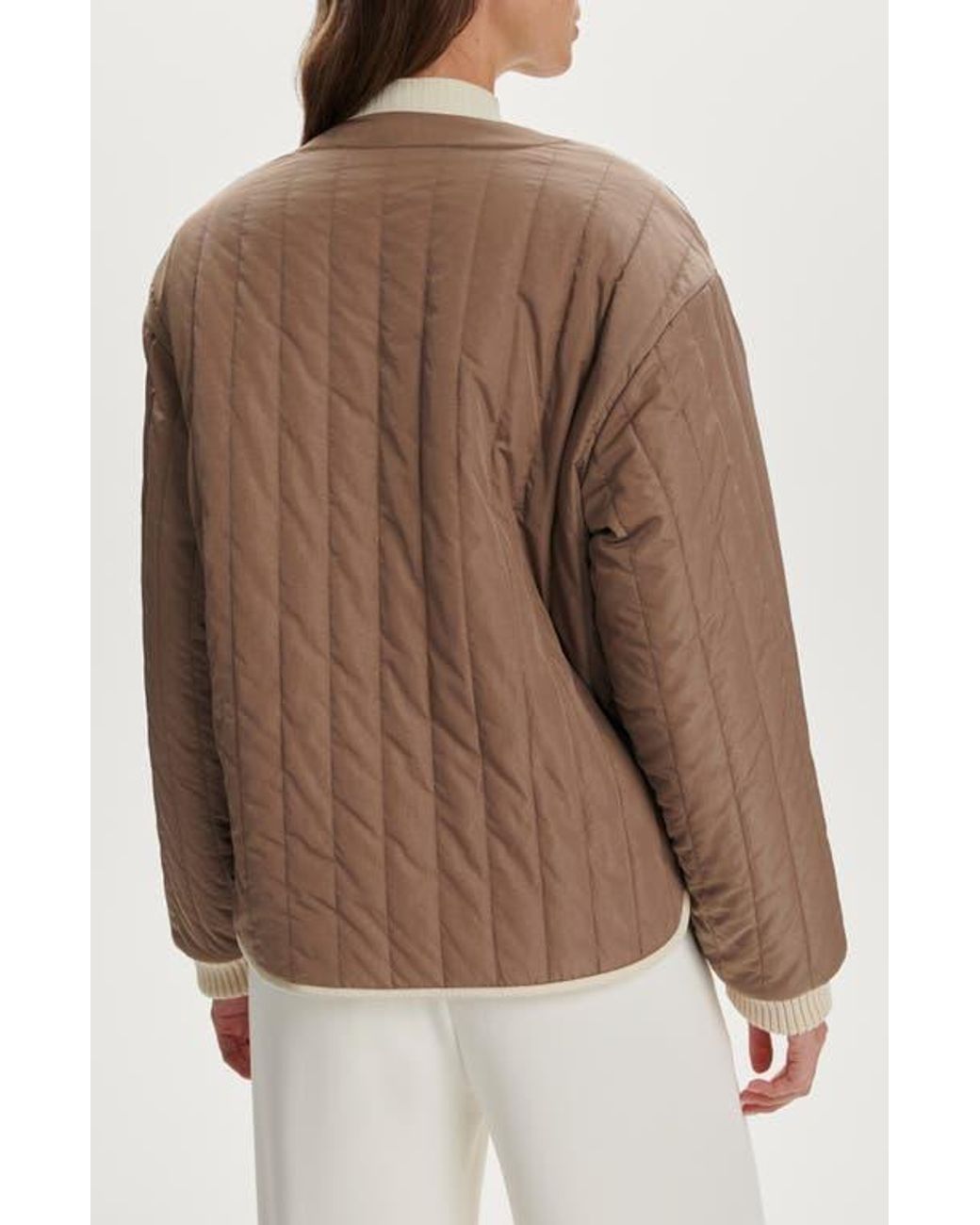 Varley Brown Drew Reversible Jacket