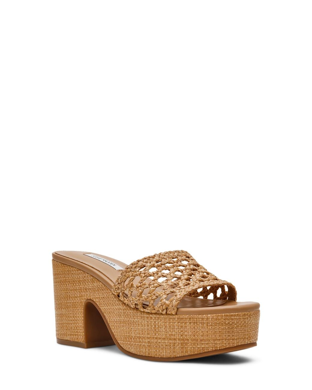 Steve Madden Brown Torch Platform Slide Sandal