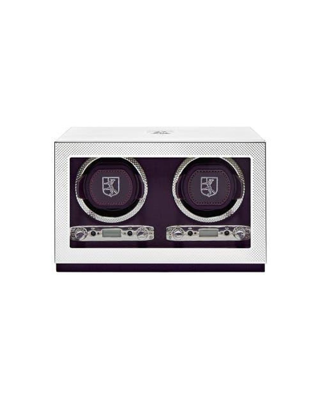 Wolf Blue Double Watch Winder for men