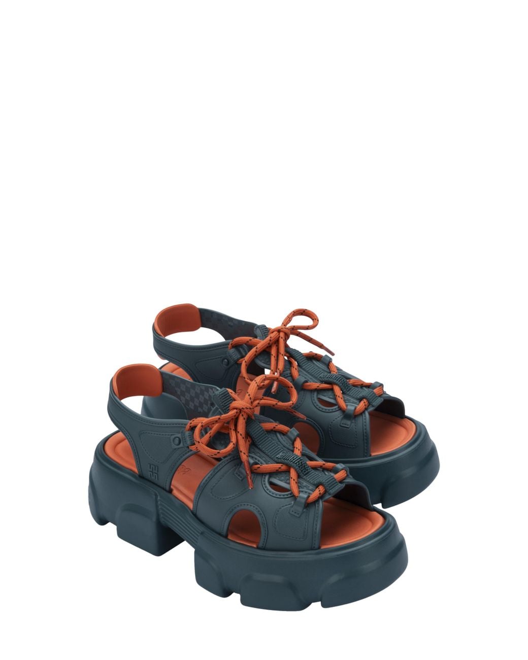 Melissa Blue Camp Platform Sandal