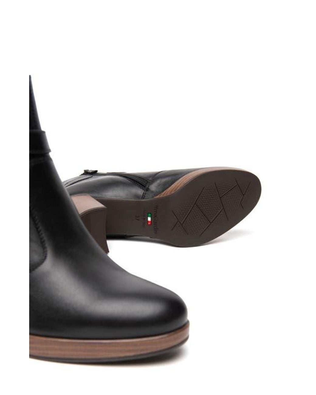 Nero Giardini Black Platform Bootie