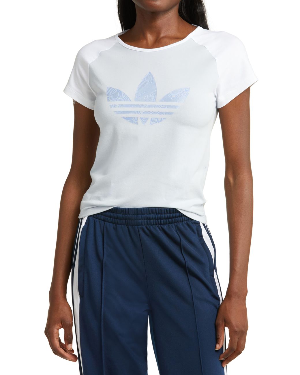 Adidas Women's Originals Love Unites Crop Trefoil Tee, Black, Size: Small, Cotton