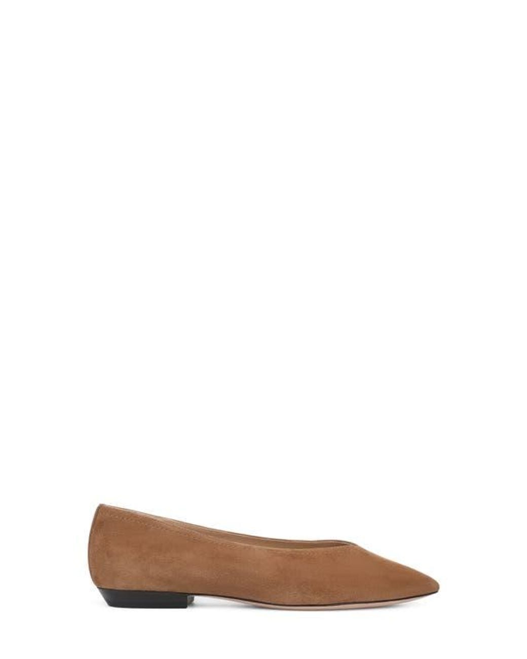 Veronica Beard Brown Bancroft Pointed Toe Flat