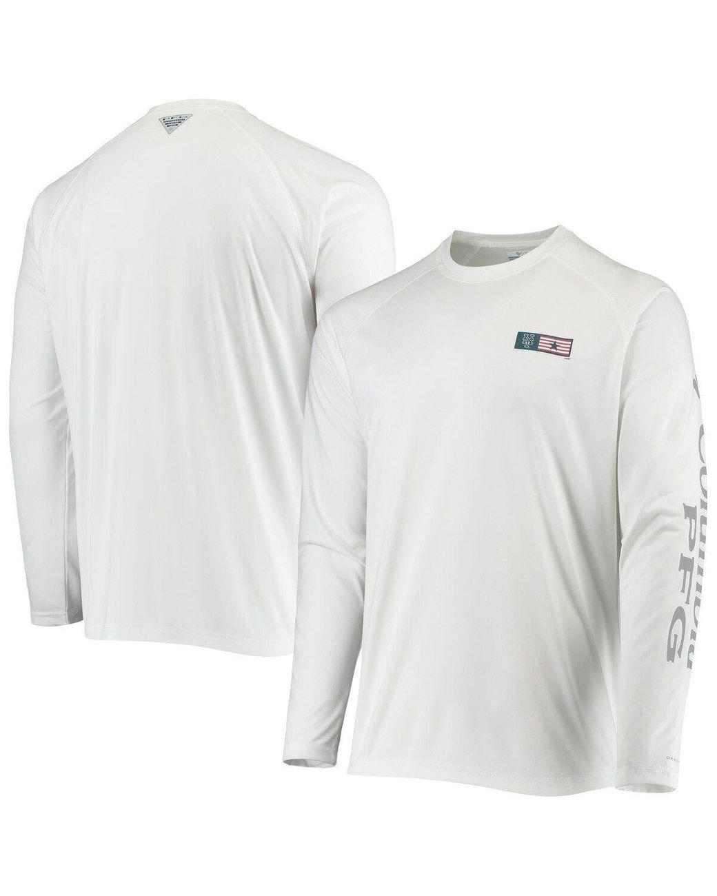 Columbia Men's Alabama Crimson Tide Grey Terminal Tackle Long Sleeve T-Shirt, Small, Gray