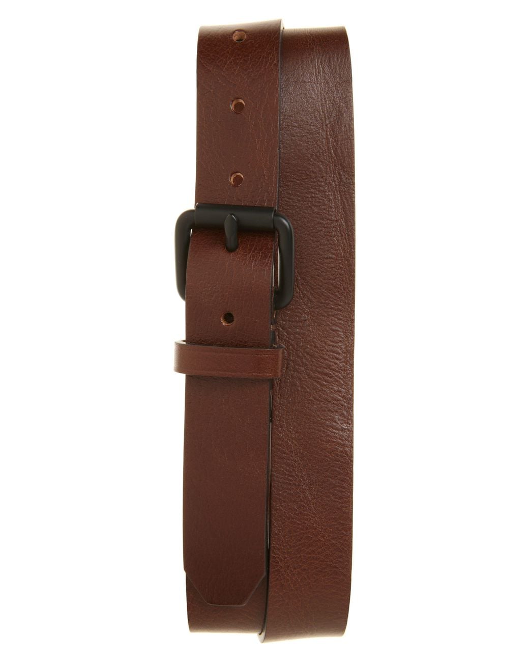 Rag & Bone Brown Liam Leather Belt for men