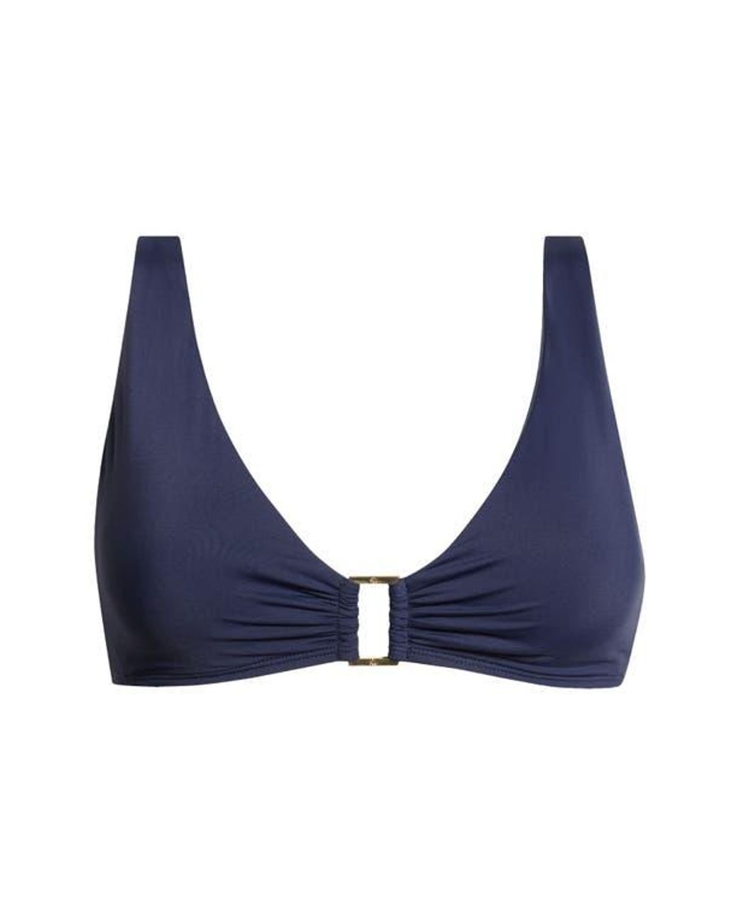 Ralph Lauren Blue Ring Bikini Top