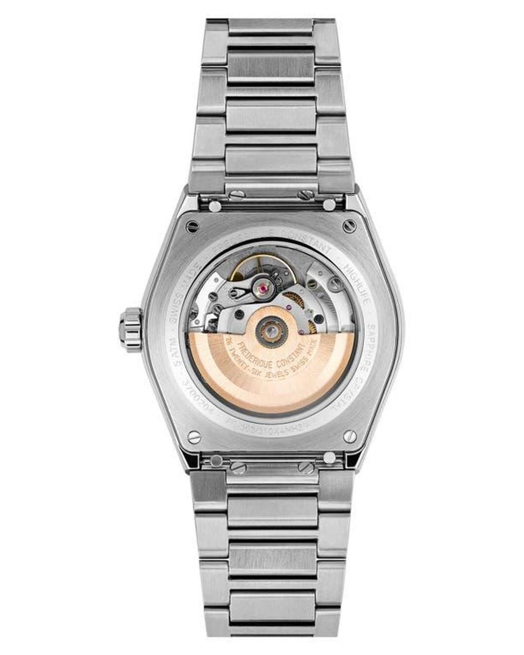 Frederique Constant Gray Highlife Automatic Cosc Interchangeable Strap Watch, 41Mm for men