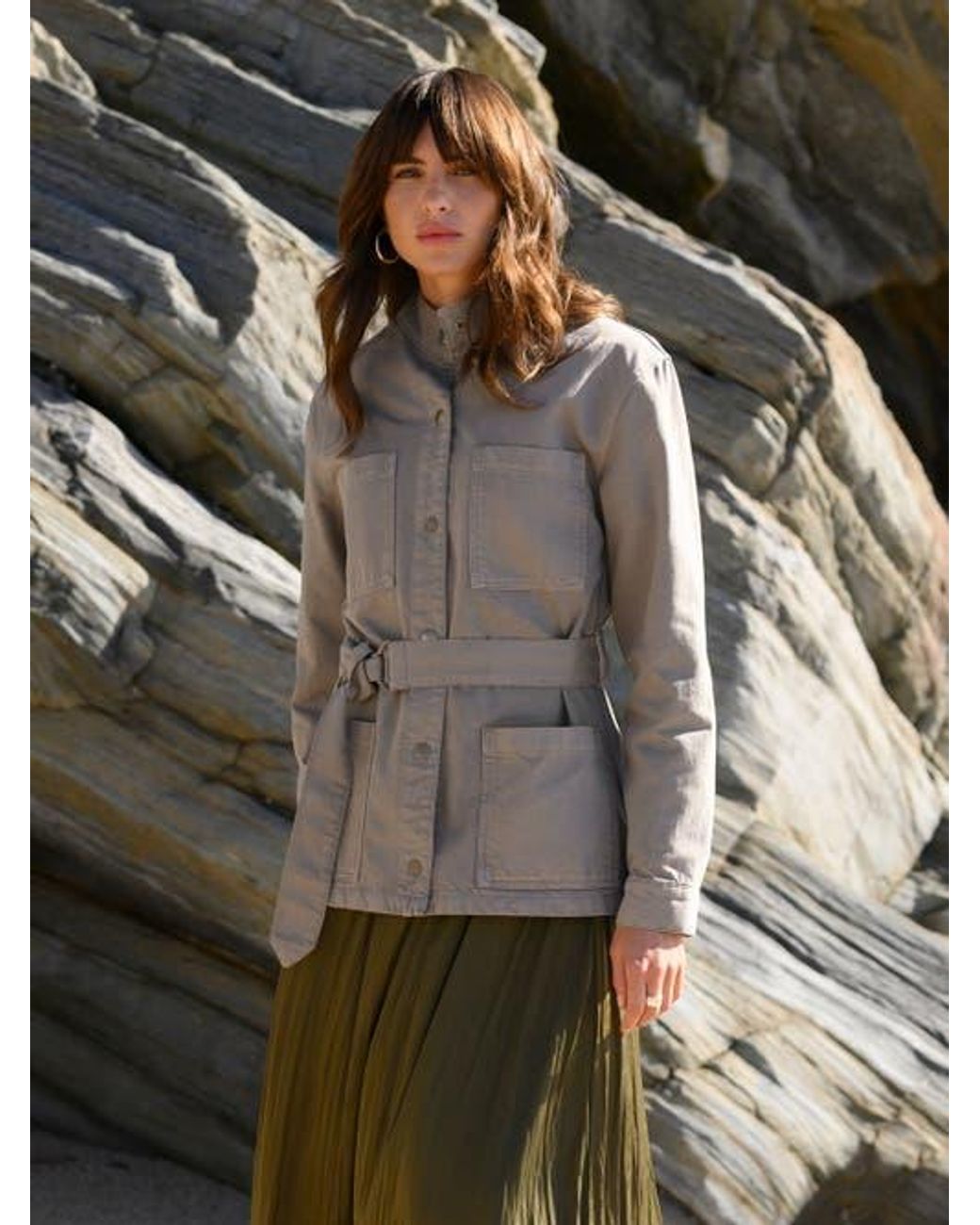 Celtic & Co. Natural Canvas Safari Jacket