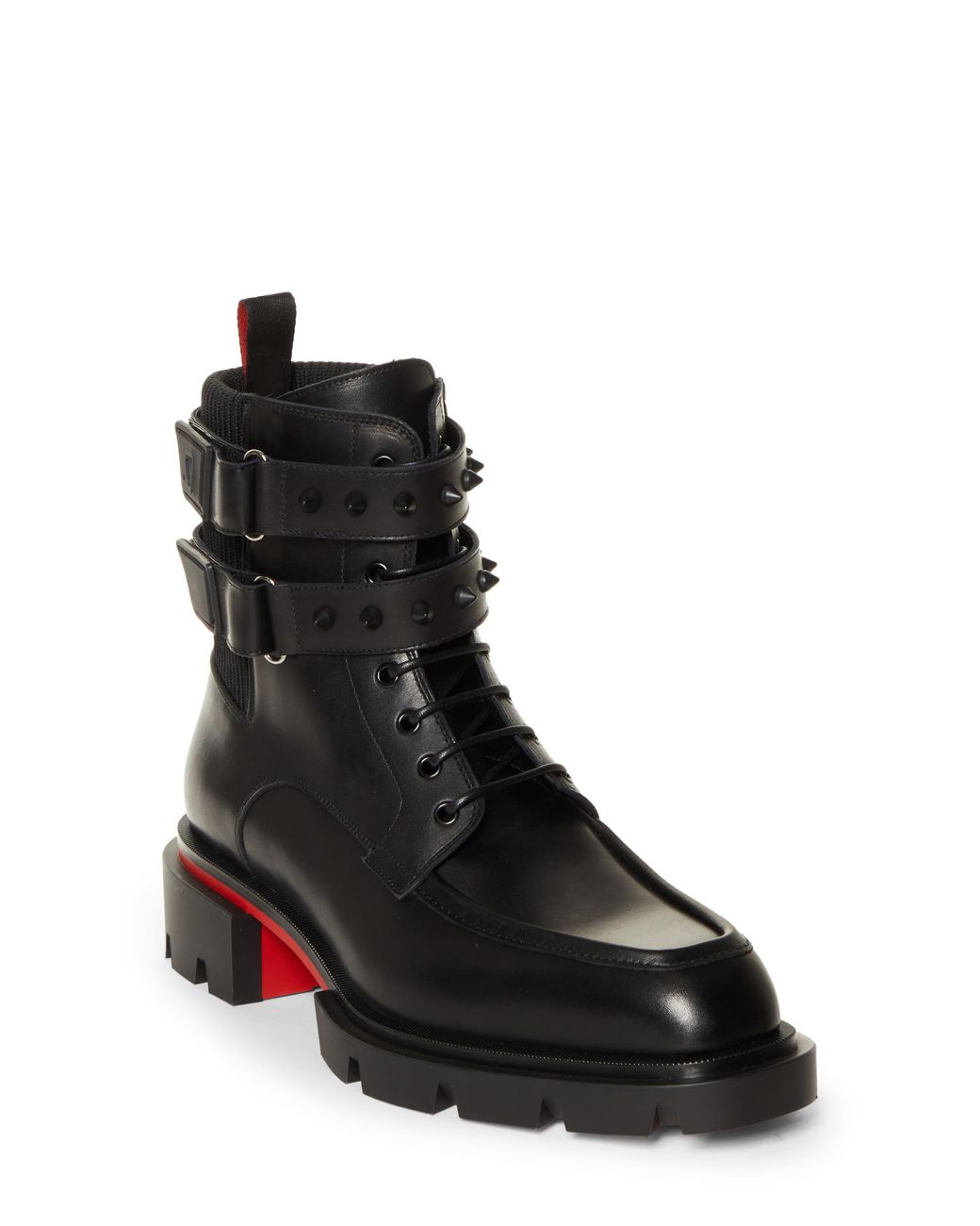 Christian louboutin combat boots sale