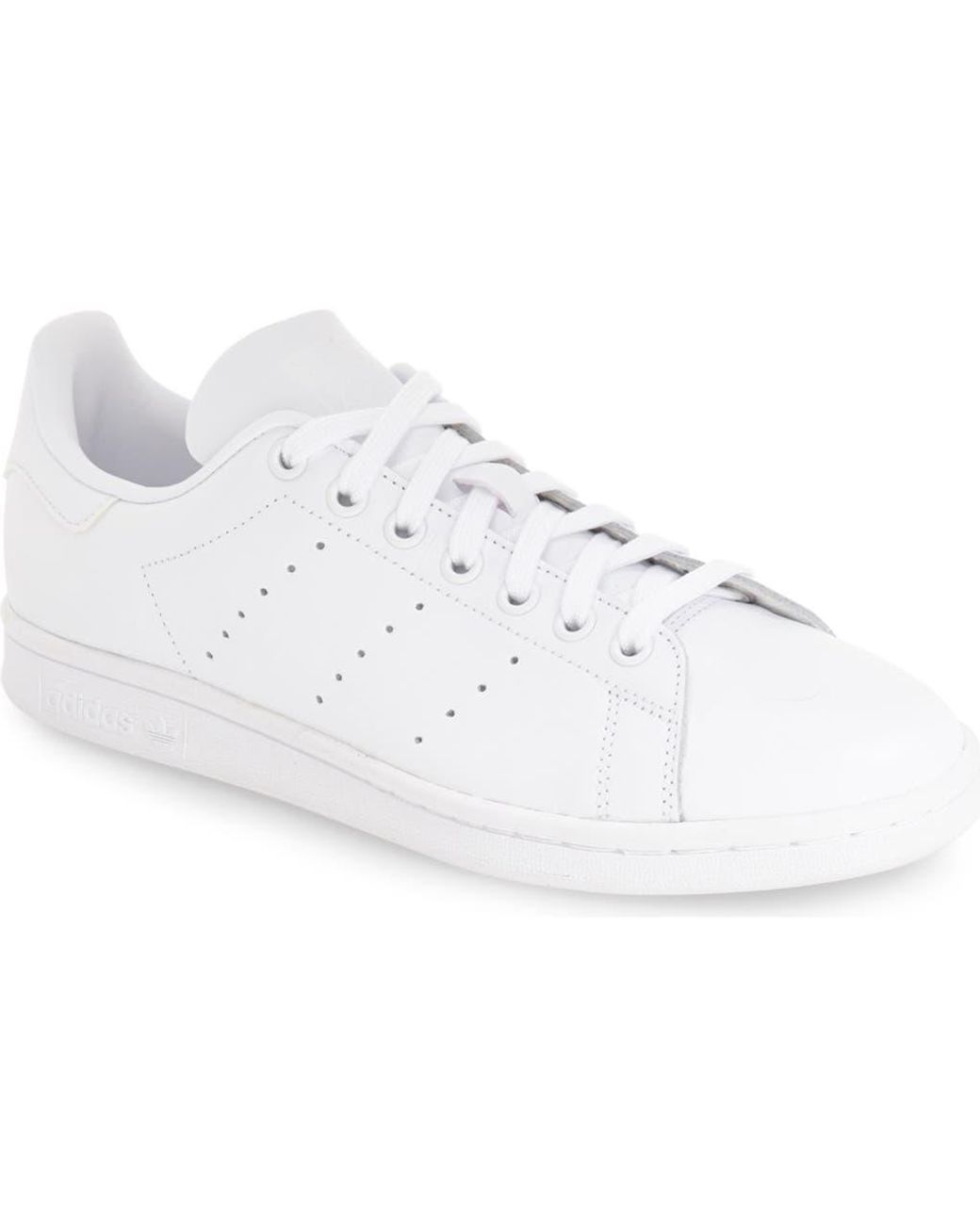 Adidas White Stan Smith Low Top Sneaker for men