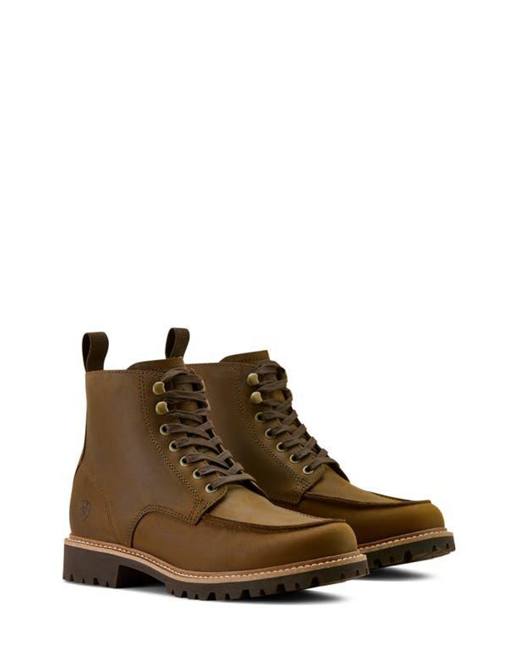 Ariat Brown Split Rock Moc Toe Western Boot for men