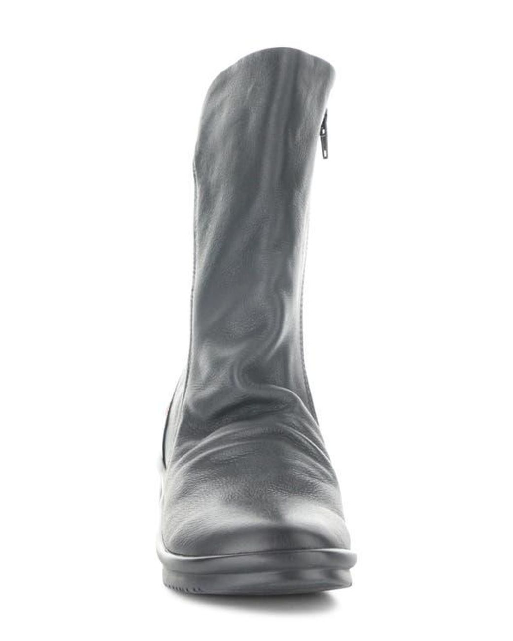 Softinos Black Rott Wedge Boot