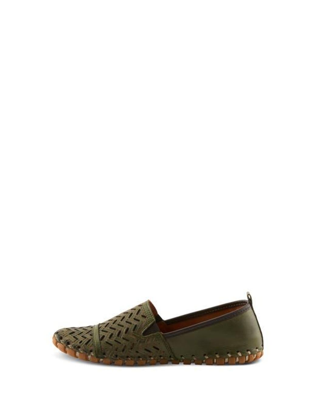Spring Step Green Kapri Flat