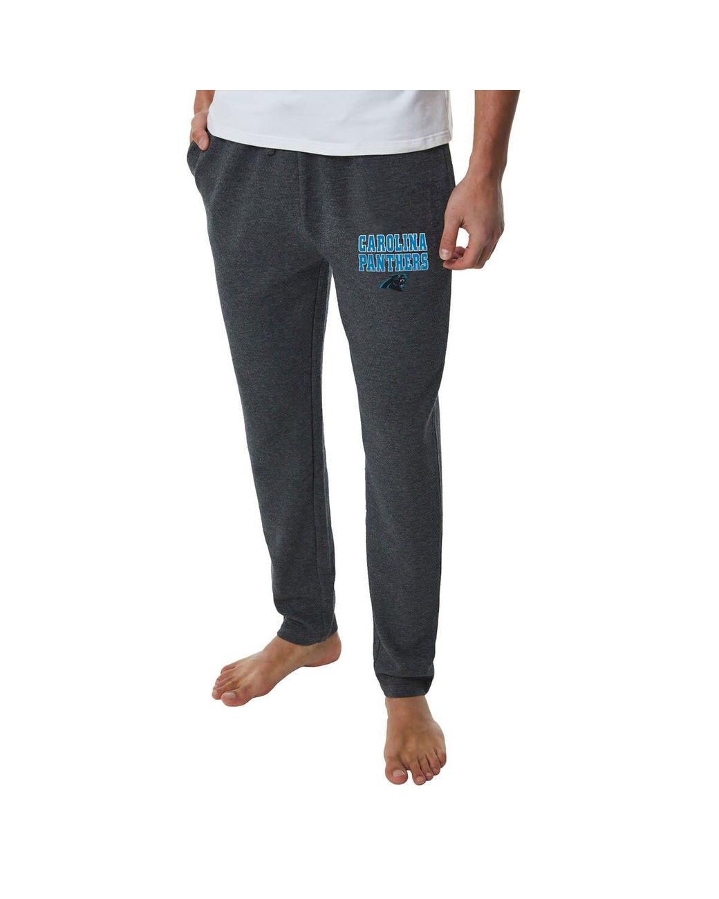 Concepts Sport Carolina Panthers Resonance Tapered Lounge Pants At