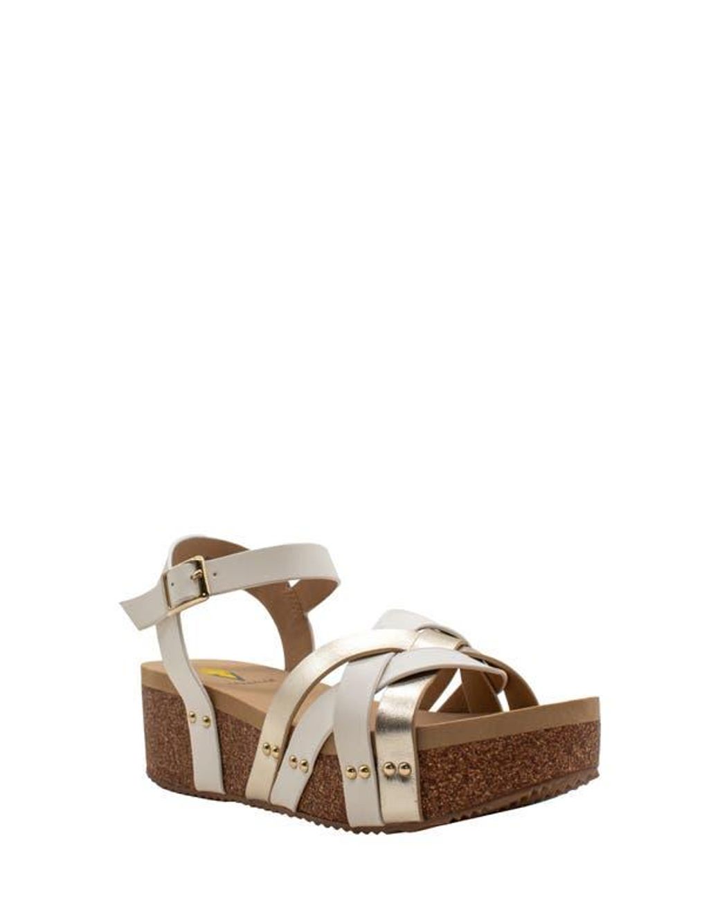 Styling Volatile Platform Volatile Edna Ankle Strap Platform Wedge Sandal | Lyst