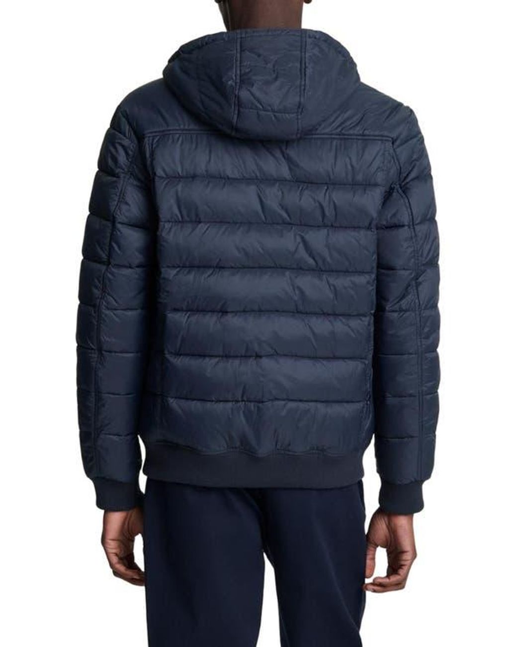 Lyle & Scott Blue Puffer Jacket for men